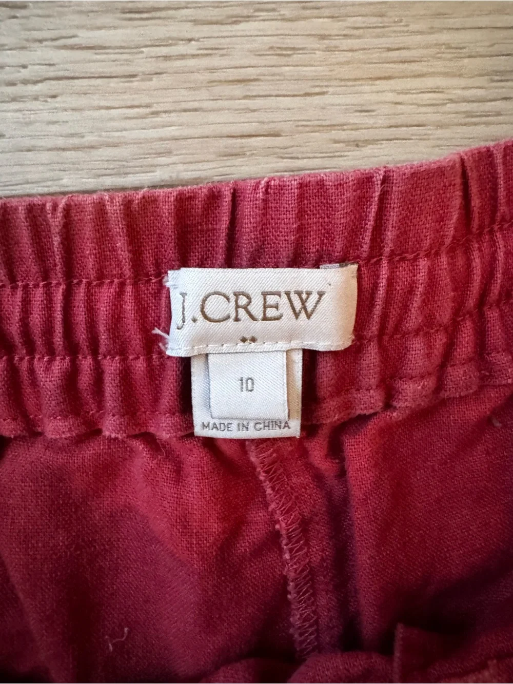 J. Crew Linen Drawstring Pants